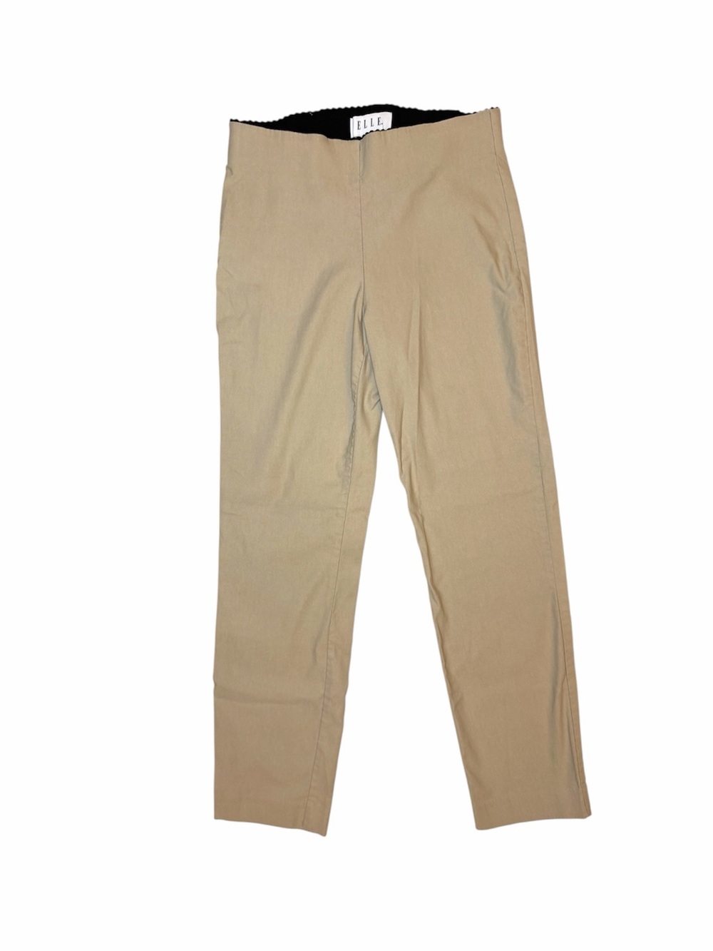 🤎 ELLE Beige Pull-On Career Capris | Minimalist Office Wear 🤎